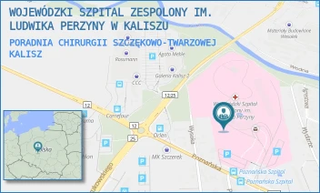 PORADNIA CHIRURGII SZCZĘKOWO-TWARZOWEJ - WOJEWÓDZKI SZPITAL ZESPOLONY IM. LUDWIKA PERZYNY W KALISZU - POZNAŃSKA 79, KALISZ