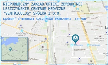 GABINET CHIRURGII SZCZĘKOWO-TWARZOWEJ - NIEPUBLICZNY ZAKŁAD OPIEKI ZDROWOTNEJ LESZCZYŃSKIE CENTRUM MEDYCZNE "VENTRICULUS" SPÓŁKA Z O.O. - RÓŻANA 3, LESZNO
