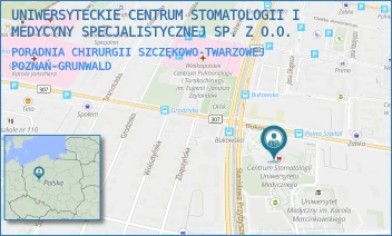 PORADNIA CHIRURGII SZCZĘKOWO-TWARZOWEJ - UNIWERSYTECKIE CENTRUM STOMATOLOGII I MEDYCYNY SPECJALISTYCZNEJ SP. Z O.O. - BUKOWSKA 70,  POZNAŃ-GRUNWALD